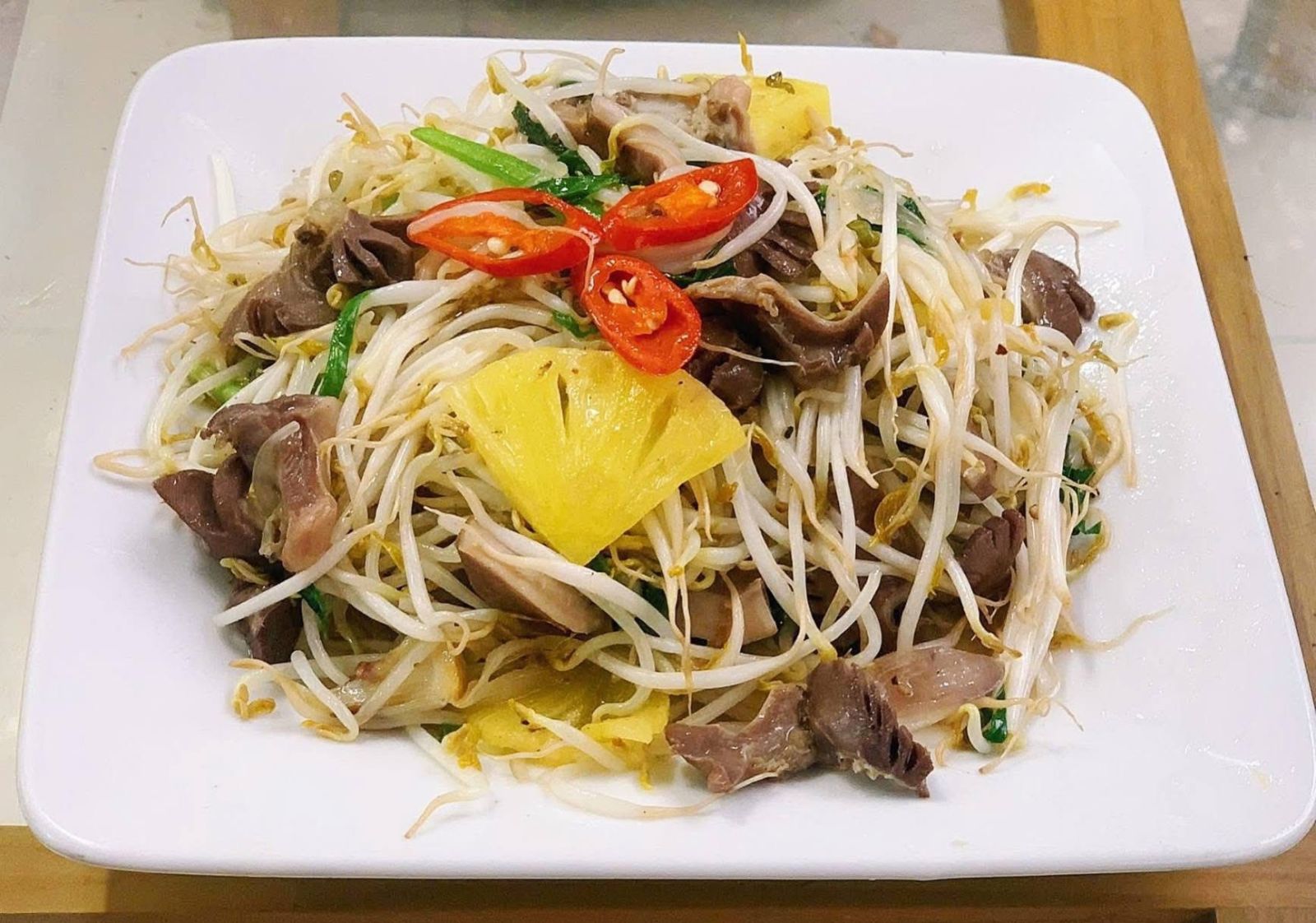 Mề ngỗng xào giá